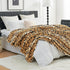 Cozy 50"*60" Bliss Leopard Print Fuzzy Throw Blanket for Couch - Thick Soft Warm Fleece Blankets for Room Decor