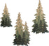Limygus Woodland Wall Art Paintings - Set of 3 Bushes Wall Decorations