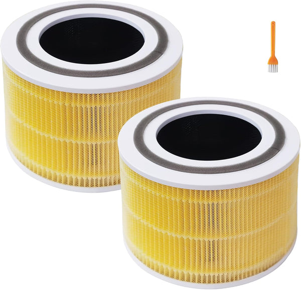 LEVOIT Core 300 Replacement Filter, Compatible with LEVOIT Core 300, Core 300-RF, H13 Grade 3-in-1 HEPA Filter