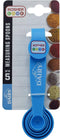 The Kosher Cook Dairy Blue Measuring Spoons - 5 Piece Set - Color Coded Kitchen Tools - Stackable Nesting Design