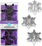 R&M International Snowflake Cookie Cutters with Interior Cut-Outs, 3" Assorted, 3-Piece Set
