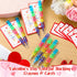 Noveread 24 24 5 24 Valentines Cards and Stacking Crayons Pcs Colors Panda Buildable Crayons Pcs Valentines Greeting
