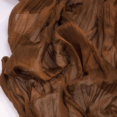 Summer 120 inch 10FT Socomi Brown Coffee Cheesecloth Table Runner Boho Rustic Gauze Cheese Cloth Sheer Runner