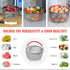 Original Salbree Steamer Basket for 6 qt Instant Pot Accessories, Stainless Steel Strainer with Silicone Handle