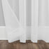 No. 918 Emily Sheer Voile Grommet Curtain Panel - 59" x 63", White