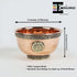 Indian Consigners Small Altar Witchcraft Serving, Offering or Smudging Bowl (Pentagram Bowl) by Indian Consigners