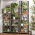 4-Tier BS01BB004 TUTOTAK Bookshelf, Tall Book Shelf, Narrow Bookcase for Small Space, DIY Stackable Bookshelf