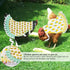 JITEYOU 4 Chicken Saddles, PCS Hens Saddles for Hen Apron for Poultry Protector Feather Fixer Supplies
