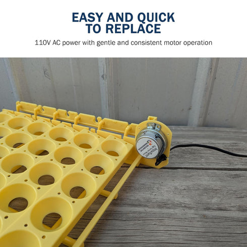 Incubator Warehouse Replacement Egg Turner Motor - High Performance for Little Giant or HovaBator Incubator - Rotating