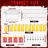 120 2 oz Uiifan Pcs Halloween Party Supplies Blood Bags for Juices Jelly Syringes Cups with Lids Pill Candy Bottles