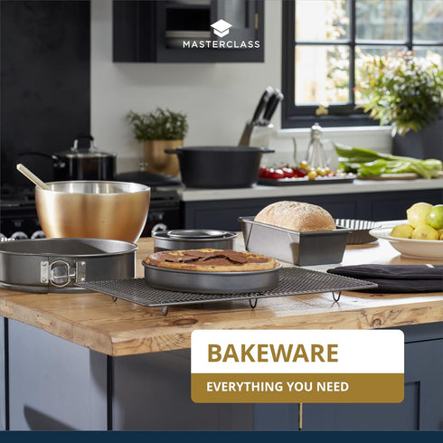 MasterClass 15 cm Deep Cake Tin, PFOA Free Non Stick, 1 mm Carbon Steel, 6 Inch Small Round Pan
