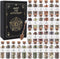 HOOMUU 30 Pack Witchcraft Herbs and Flowers, Essential Mixed Dried Herbal Box for