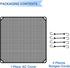 E&K 36"x36" Outdoor AC Unit Cover, Compressor Mesh Top Cover with Bungee Cords for Leaf Dust Protection