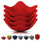 4 Pcs Microwave Bowl Holders for Hot Food Microfiber Fabric Heat-Resistant Hot