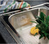 Kitchen Sink Suction Holder for Sponges, Scrubbers, Soap, iDesign Sinkworks, Clear Large