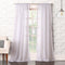No. 918 Tayla Crushed Texture Semi-Sheer Curtain Panel, 50" x 95", White, Rod Pocket