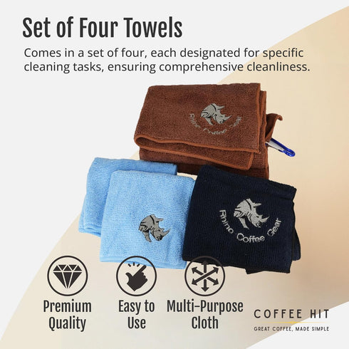 Rhinowares Barista Cloth Set