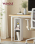 2-Tier 9.4 7.9 25.2 Inches, ULBC522W01 VASAGLE Custos Collection - Bookshelf, Bookcase, Book Shelf, Open Storage Shelf
