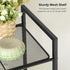 4-Tier UBSC034B01 SONGMICS Storage Rack, Bathroom Shelf, Extendable Plant Stand with Adjustable Shelf, for Bathroom