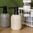 Soap Dispenser Beige, Hand Soap Lotion Dispenser for Bathroom Countertop, Kitchen Sink Soap Dispenser