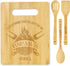INNObeta Papaw Gifts Bamboo Cutting Board for Grandpa, 11.41"x8.66", Perfect for Father's Day and Christmas