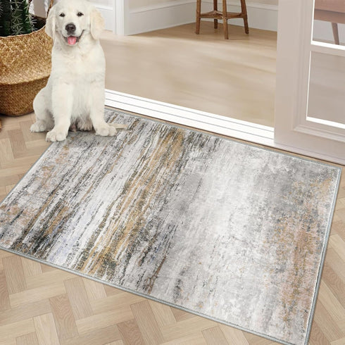 COMSLE Door Mat Soft Absorbent Indoor Front Entryway Rug Machine Washable Entrance