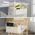 2pcs) Edudif Bedside Caddy Bedside Organizer with Fixed Straps & Water Bottle Holder, Bunk Bed Caddy ideal for Home