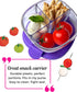 3 Yumbox Snack Bowl, Leakproof Compartments, Removable Lid, Microwave, Dishwasher Safe, Perfect for acai bowl, yogurt