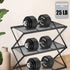 3 Closet, Small Shoe Rack for Entryway - Tier Shoe Organizer Metal Foldable Shoes Storage Rack, Zero Tool Install