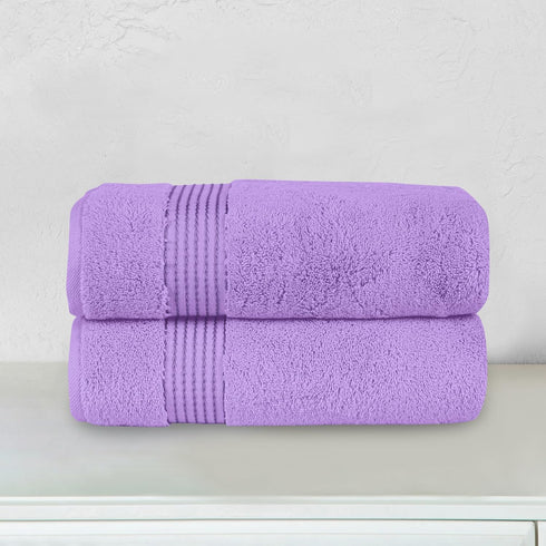 2 Pack Set 27 54 inch, 100% 2PC Set Elegant Comfort Premium Turkish Cotton Bath Towel - x Luxurious Hotel Spa Quality