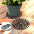 WISHDIAM 6PCS Plant Riser, 12 inches Adjustable Heavy Plant Stand for Indoor, Outdoor, Airflow and Drainage