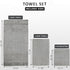 8 Set, 2 2 4 Softolle Luxury Piece Towel Bath Towels Hand Towels Washcloths, Towels for Bathroom, Home, Spa & Gym
