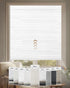 Kincmo Motorized Blinds with Remote, Light Filtering Roller Shades Work with Apple