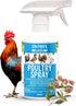 Coltons Naturals Poultry Spray 32 oz for Chickens Helps with Mites, Lice,