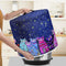Starry Night Cats Pattern Pressure Cooker Cover for 8 qt Instant Pot, Kitchen Appliance Dust Cover with Pockets for