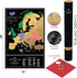 Scratch off Map of Europe, 24x16 Travel Map Poster with Cities, Large Black and Gold Push Pin Wall Map