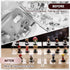 2 Set 3 12" 5mm Large Acrylic Clear Display Risers, Sizes Rectangular Showcase Collectibles Display Shelf, Thick