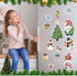 12 Pieces Christmas Refrigerator Magnets, Fridge Magnetic Decor, Xmas Car Stickers, Xmas Tree Fridge Magnets DIY Refrigerator Magnets Christmas Decorations for Metal Door Decor (Style A)