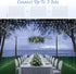 HEYFUNi 304 LED Curtain Lights Outdoor, 9.8Ft*9.8Ft Fairy Lights with 8 Modes for Bedroom & Wedding Decor