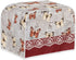 chaqlin 4 Slice Toaster with Cover, Wide Slot, Machine Washable Small Appliance Covers, Newspaper Butterfly Print