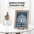 TR-LIFE 12 Inch Plate Stands for Large Heavy Duty Display, Metal Picture Frame Holder + Table Top Easels