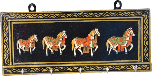 Tarini Gallery Keyholder Hanger - Wooden Handmade for Home Wall Decoration and Gifting