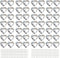 HDCRYSTALGIFTS 48pcs 20mm Clear Crystal Heart Prism Sun Catchers, Heart Prisms Rainbow