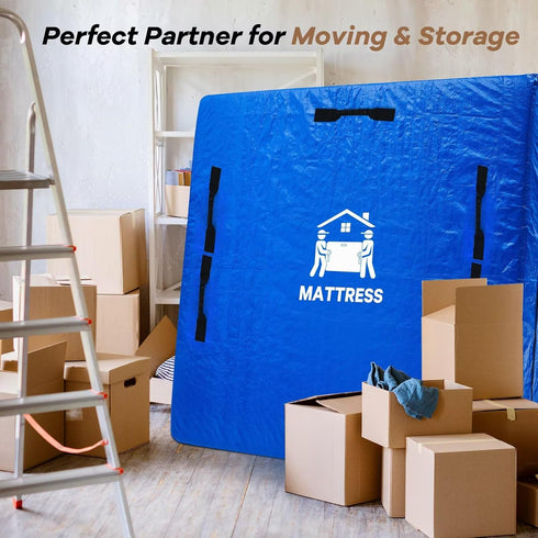 8 (52"x28"x6.5" Mattress Bags for Moving, BETU Mattress Protector Waterproof Mattress Cover Crib Size Storage Bags