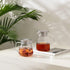 CNGLASS One-Touch Glass Tea Maker, 20oz (600ml) Glass Teapot with Stainless Steel Filter Lid