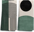 Set of 2 Boho Kitchen Towels, 16x24 Inch Green Bohemian Decorative Hand Towels for Kitchen Bathroom Decor