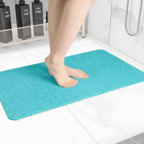 Non-Slip Bathtub Mat - Anti Slip Shower Mat, Fast Drying Foot Scrubber Mat for Tub, Floor, Bathroom, Kitchen, Home,