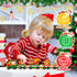 2025 Commodum Set, 24 Countdown Christmas Advent Calendar Gifts for Kids, Magnetic Wooden Animals Train Days Advent
