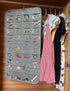 Hanging Jewelry Organizer, 80 Pocket Accessories Organizer for Holding Jewelries
