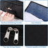 Fixwal Black Underbed Storage Bags with Clear Window, 2 Pack for Clothing and Bedding